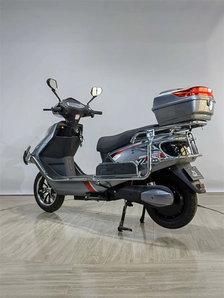 Electric Motorcycle Silver Electric Motorcycle Silver